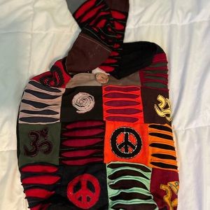 tribe azure hippie tote